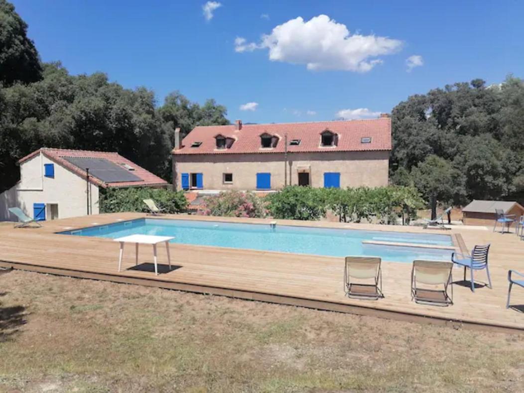 Gites Carbuccia En Corse Avec Piscine Chauffee Luaran gambar